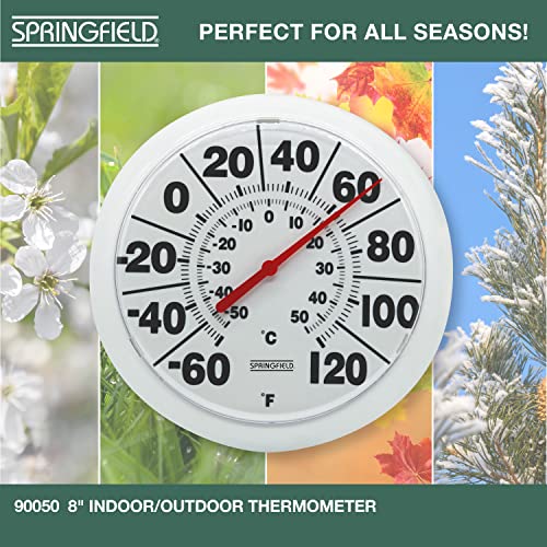Springfield 5650 Indoor Outdoor Big And Bold Dial Thermometer thumb #3