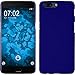 Produktbild PhoneNatic Case kompatibel mit OnePlus 5 - Hülle blau gummiert Hard-case + 2 Schutzfolien