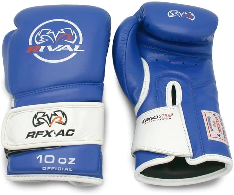 Miniatura 2 de RIVAL Boxing RFX-AC - Guantes de lucha de competición aficionados, aprobado oficialmente de EE. UU., sistema de correas de velcro
