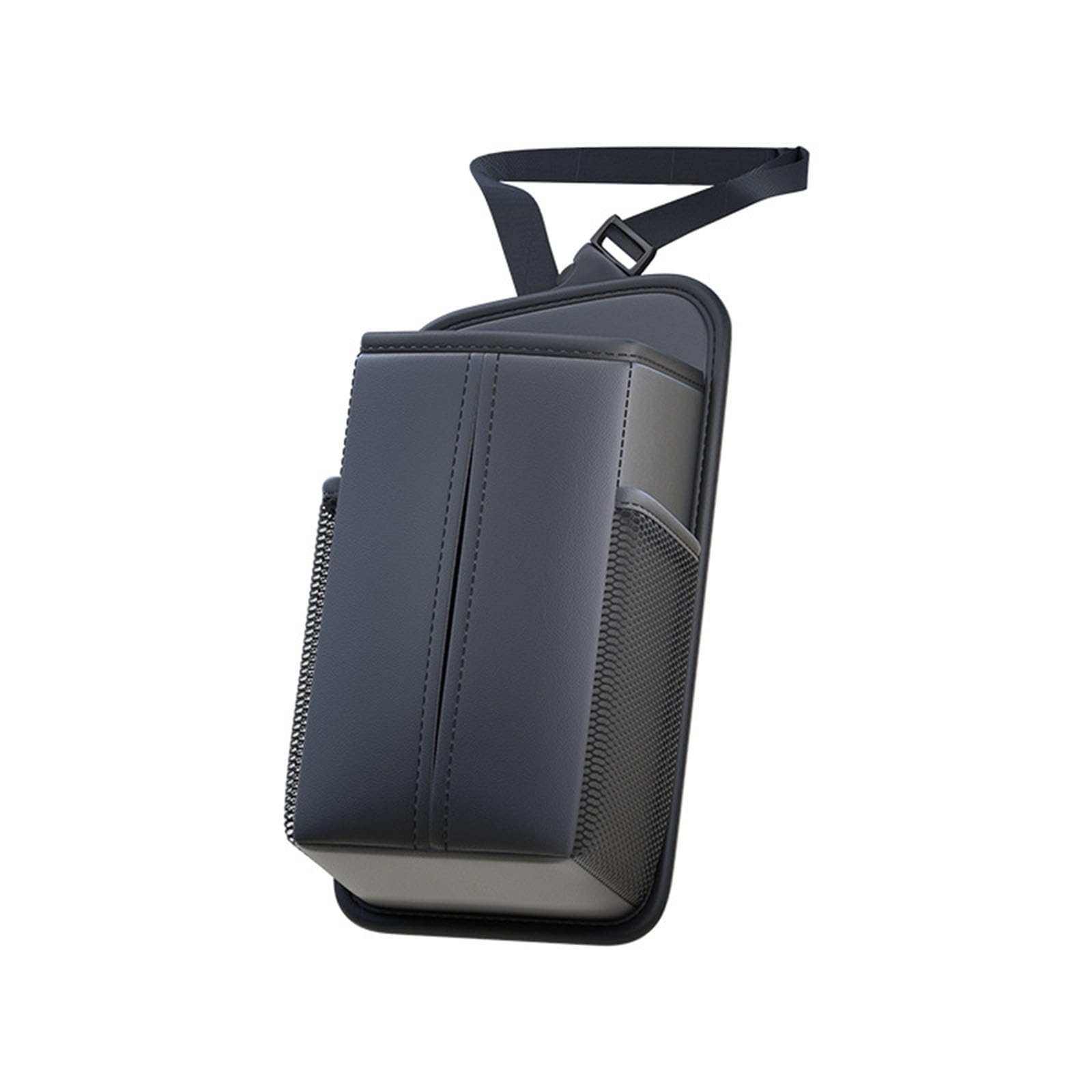 YPSQQHD Car seat side tissue box, Compatible with Benz AMG GT X290 R190 C190, passenger side interior multi-functional seat hanging tissue storage bag