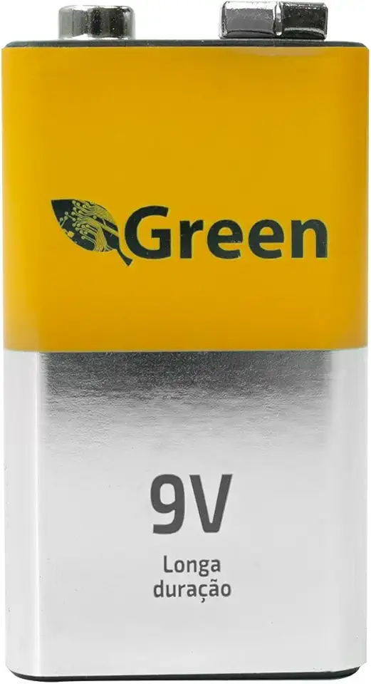 Green, 013-0009, Bateria 9V 500Ma - Recarregavel Com Carga