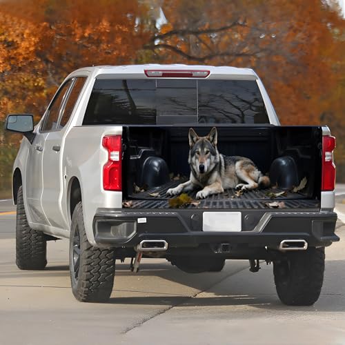 Image of Turck Tailgate Wraps Decals - 66x23.6 in Tailgate Decals for Trucks, American Egale Flag Tailgate Graphics for Trucks Pickup Personalized Decoration