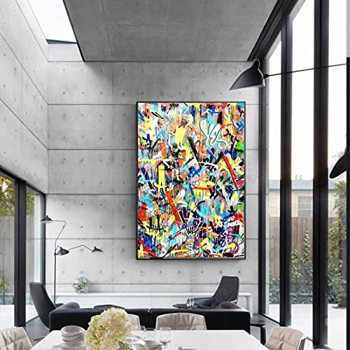 Estampes et affiches mur illustrations graffiti pop art 60x90 - 4