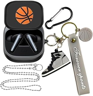 適合Anker Soundcore Liberty 5 用 ケース 可愛い ワイヤレス イヤホンケース カバー 装着充電可能 イヤホンカバー 落下防止 キズ防止 耐衝撃 防水 防塵 軽量 シリコン 保護ケース カラビナ付き Anker Soundcore Liberty 5 対応 (05)