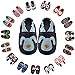 Nasonberg Zapatillas para aprender a andar, para bebé, niños, niñas, gatear, de piel, suela antideslizante, piel suave, para aprender a caminar, color, talla 18-24 meses