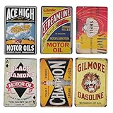 Adaptabilité à de multiples usages : Ces plaque murale decorative conviennent parfaitement à la décoration murale des garages, salons, bars, restaurants rétro, et peuvent également servir de décoration personnalisée dans les salons, s'intégrant harmonieusement aux styles industriel et rétro.