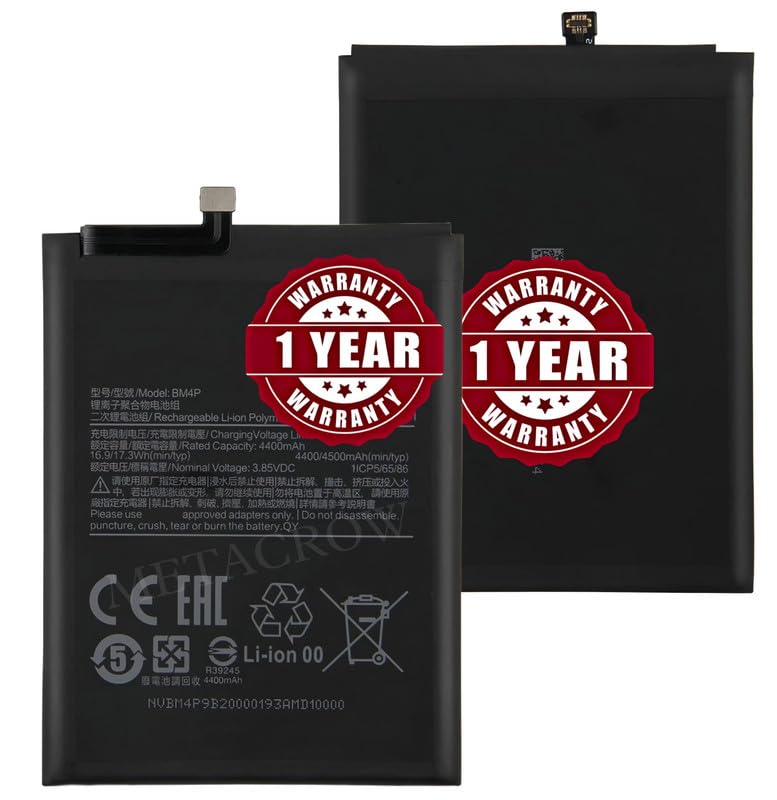 Image of Original BM4P Battery Compatible for Xiaomi Poco X2 - (4500mAh) - 1 Year Warranty BC45