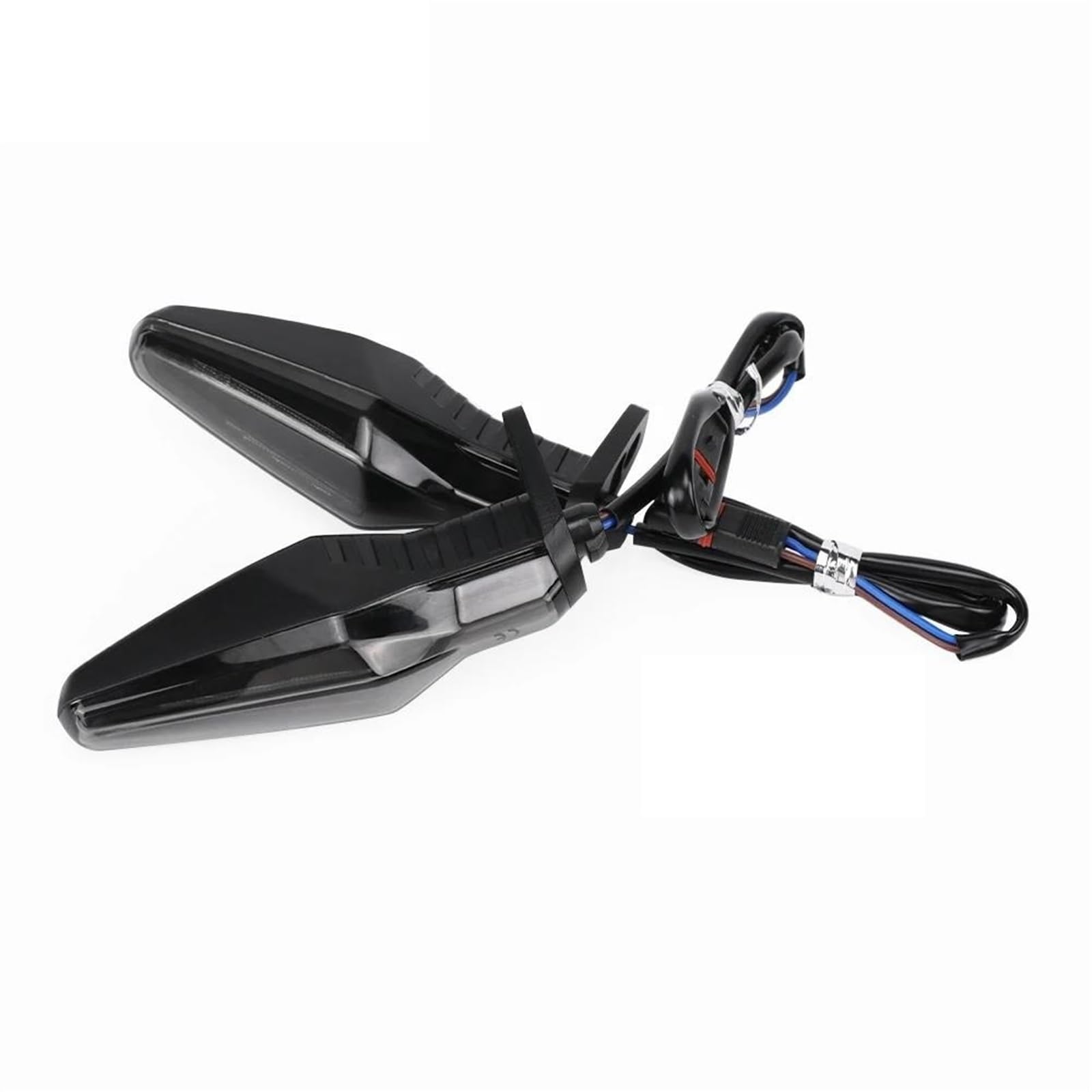 Verkehrsanzeigen Motorcycle Turn Signal Indicators Light Front/Rear Flasher for B&MW S1000XR S1000RR S1000R S1000 XR RR R F900R F900XR F900 R XR(Schwarz 2St)