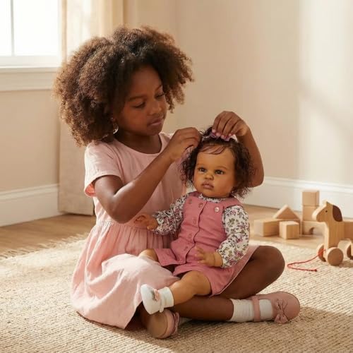 Muñeca Realista Bebé Reborn 24 Pulgadas Cuerpo Suave miniatura 5