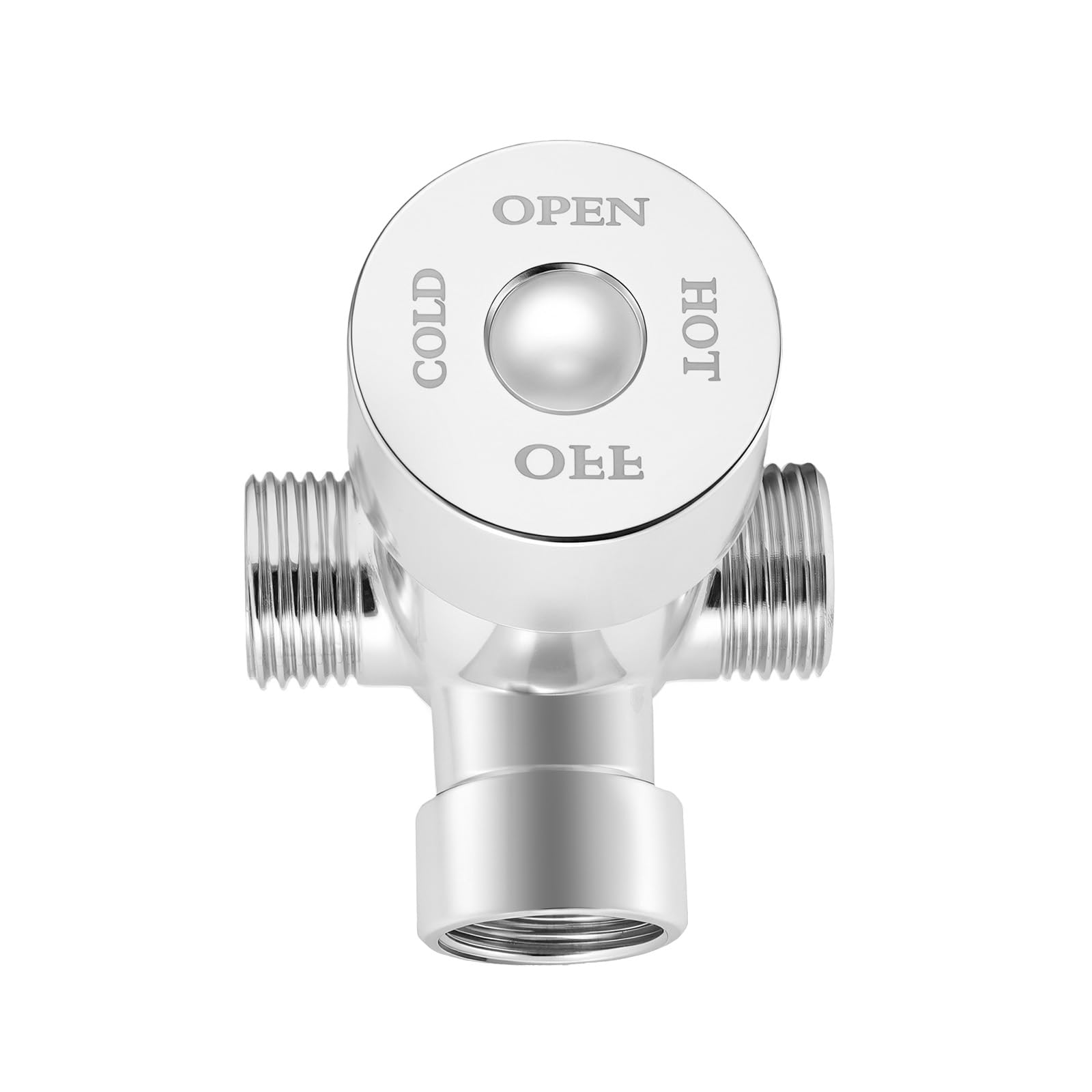 Rubinetto Automatico con Sensore a Infrarossi, Rubinetto per Lavabo Automatico, Miscelatore Lavabo Bagno Con Regolazione a Caldo e Freddo, Distanza di rilevamento 5cm, 0-80°C