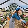 6x10 FT Greenhouse for Outdoors, Polycarbonate Greenhouse with Roof Vent, Ground Nails, Lockable Push Door, Aluminum Large Walk-in Green House for Outside Garden Backyard, Patio, Lawn, Black #2