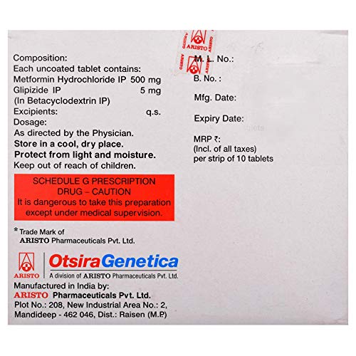 Image of Metaglez Forte* - Strip of 10 Tablets