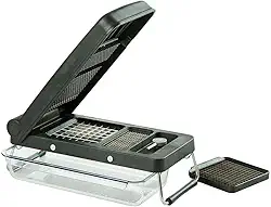 PL8 Professional – Cortador de vegetais de 3 xícaras, Preto