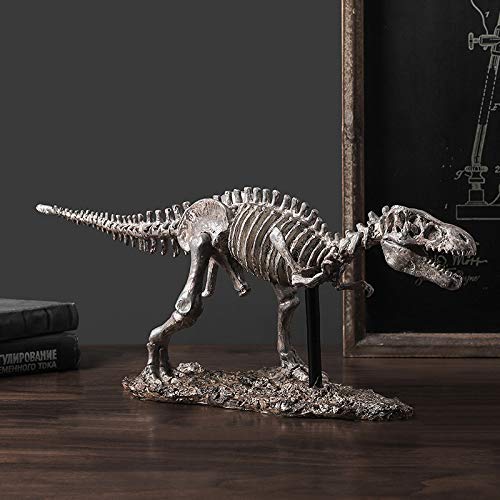 Liushi Dinosaur Statue Home Decoration, Home Decoration Crafts Resin Tyrannosaurus Rex Model Statue Sculpture Office Desktop Ornaments H17Cm #TOP1