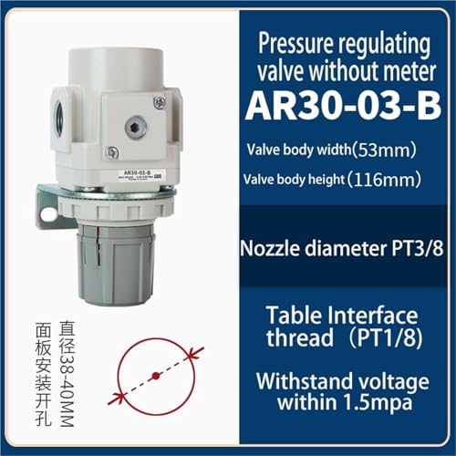 Valve de régulation de pression AR20K-02E pour stabiliser l'air comprimé - 2