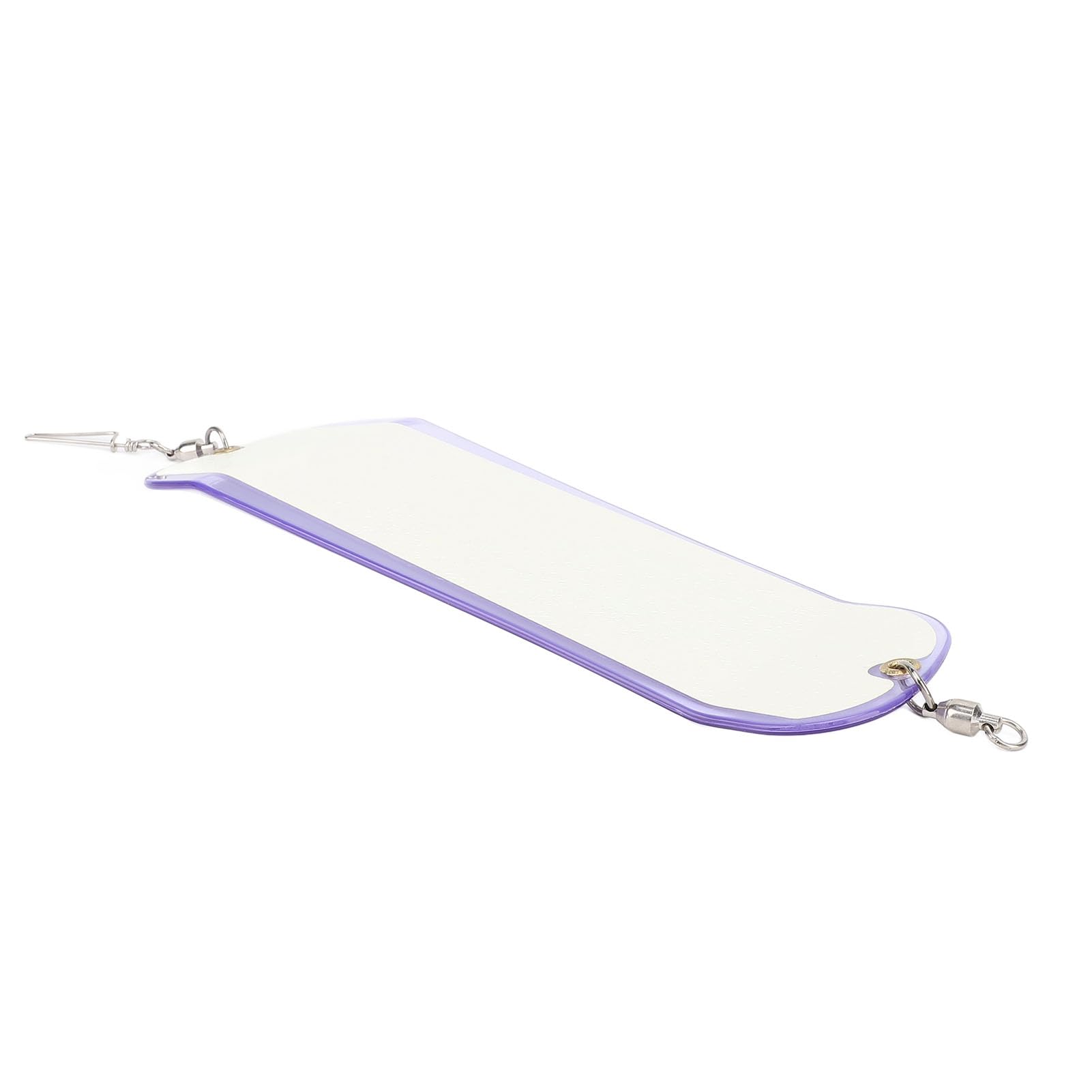 HUSHUI Fishing Flasher Luminous ABS Diving Board Trolling Flasher for Sea Fishing Accessories 28cm (Purple)