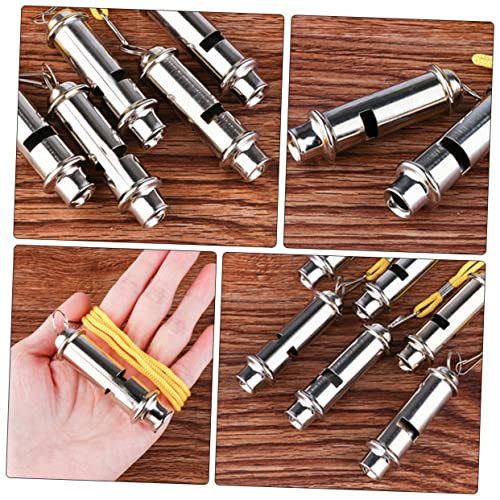 Set de 3 silbatos de seguridad de acero inoxidable miniatura 5