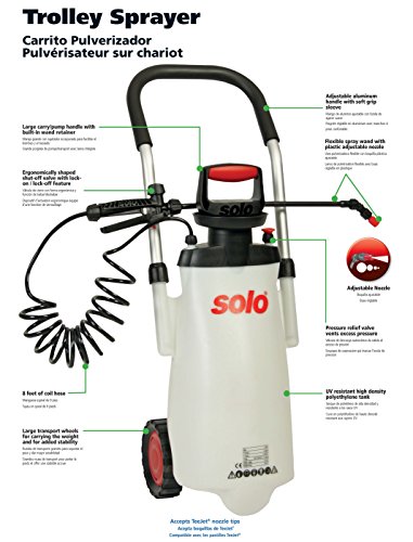 Solo 453 3-Gallon Trolley Landscape Sprayer, Pull Along Design - Thumbnail 5