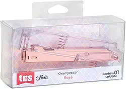 Grampeador Tris Holic Rose 30 Folhas Caixa 1 Unidade