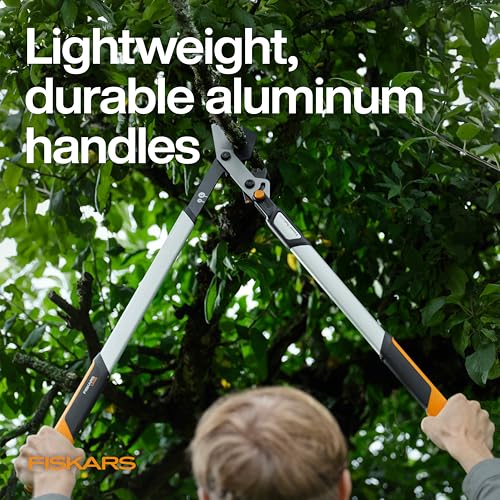 Image of Fiskars DualAction Lopper, 2-in-1 Lopper with Dual Cutting Modes, S Mode for Precise Snips for Stems, L Mode for Power Through Branches, Low Friction Steel Blade, 2 inch Cutting Capacity