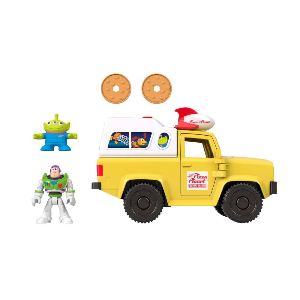 Fisher-Price Imaginext Toy Story Pizza Planet Truck con Buzz Lightyear Alien Playset