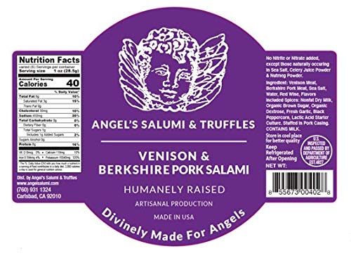 Miniatura 6 de Angel Salumi Exotic Game - Caja de regalo de salami con bisonte, alce, salami de venado - Salami gourmet - Opción 4