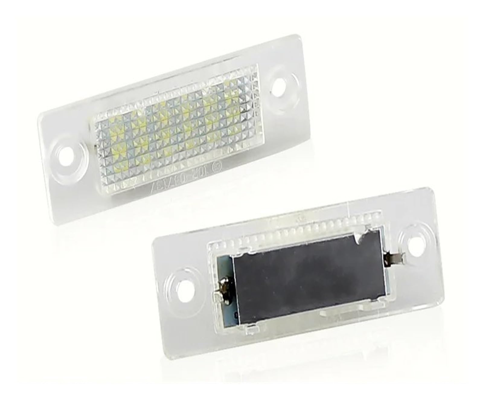 Luces LED de matrícula Canbus para VW Caddy y Transporter, elimina bombillas amarillas 7