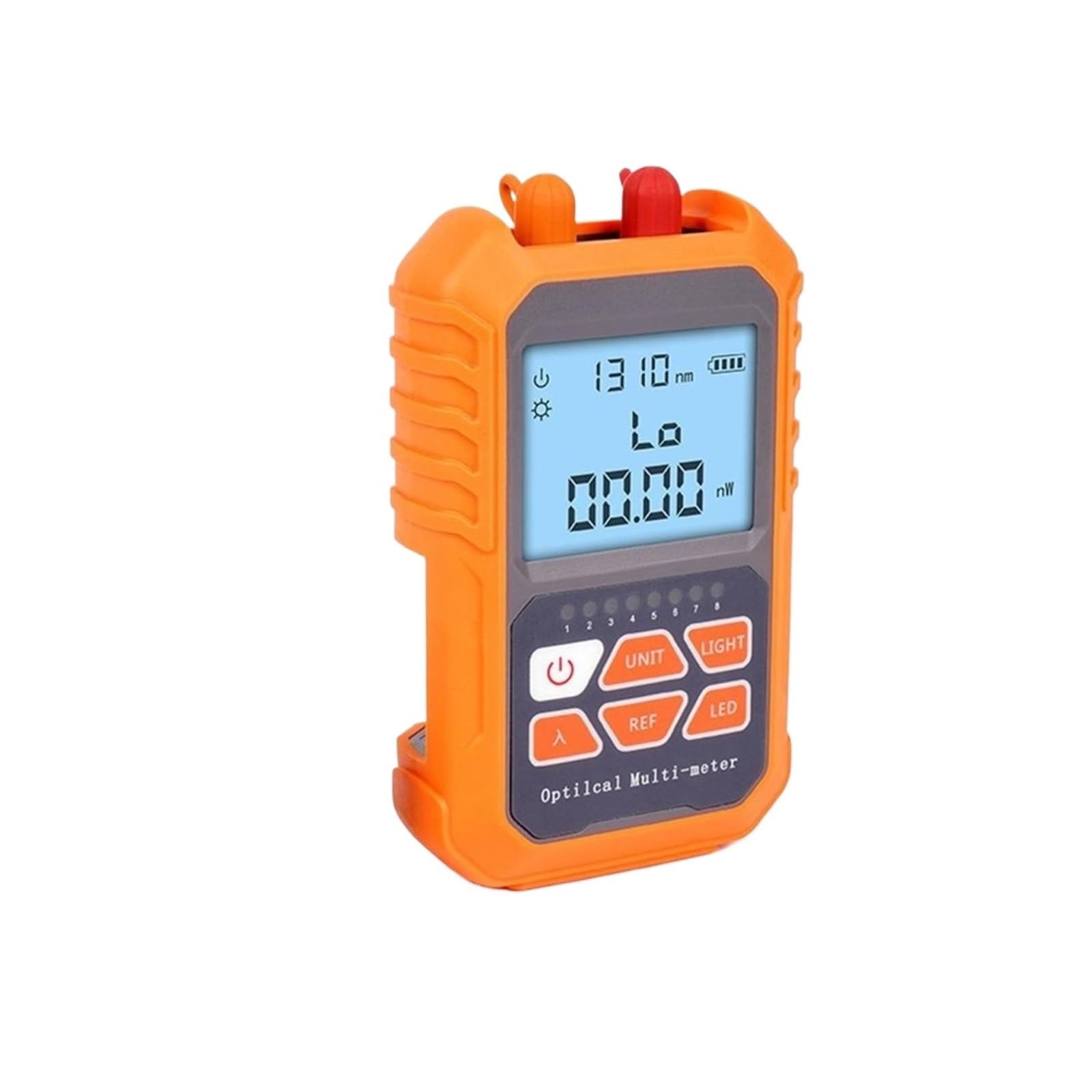 Tester światłowodów Miernik Mocy Optycznej Czerwony Długopis Świetlny 4 W 1 Hhigh Precision Mini Światłowodowy 5 Km/15 Km Lampa Testowa Światłowodu(5km lithium battery)