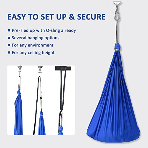 Outree Sensory Swing For Kids With 360° Swivel Hanger, Indoor Therapy Swing Great For Autism thumb #4