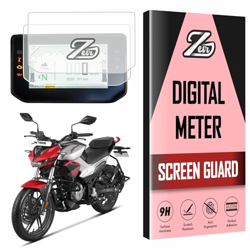 Image of ZEIR [2 Pack Screen Protector Compatible with HERO XTREME 125R - Digital Display Scratch Guard For Xtreme125R | Anti Scratch | Instrument Console HeroXtreme Bike Accessory 2025+ [Not Tempered Glass]