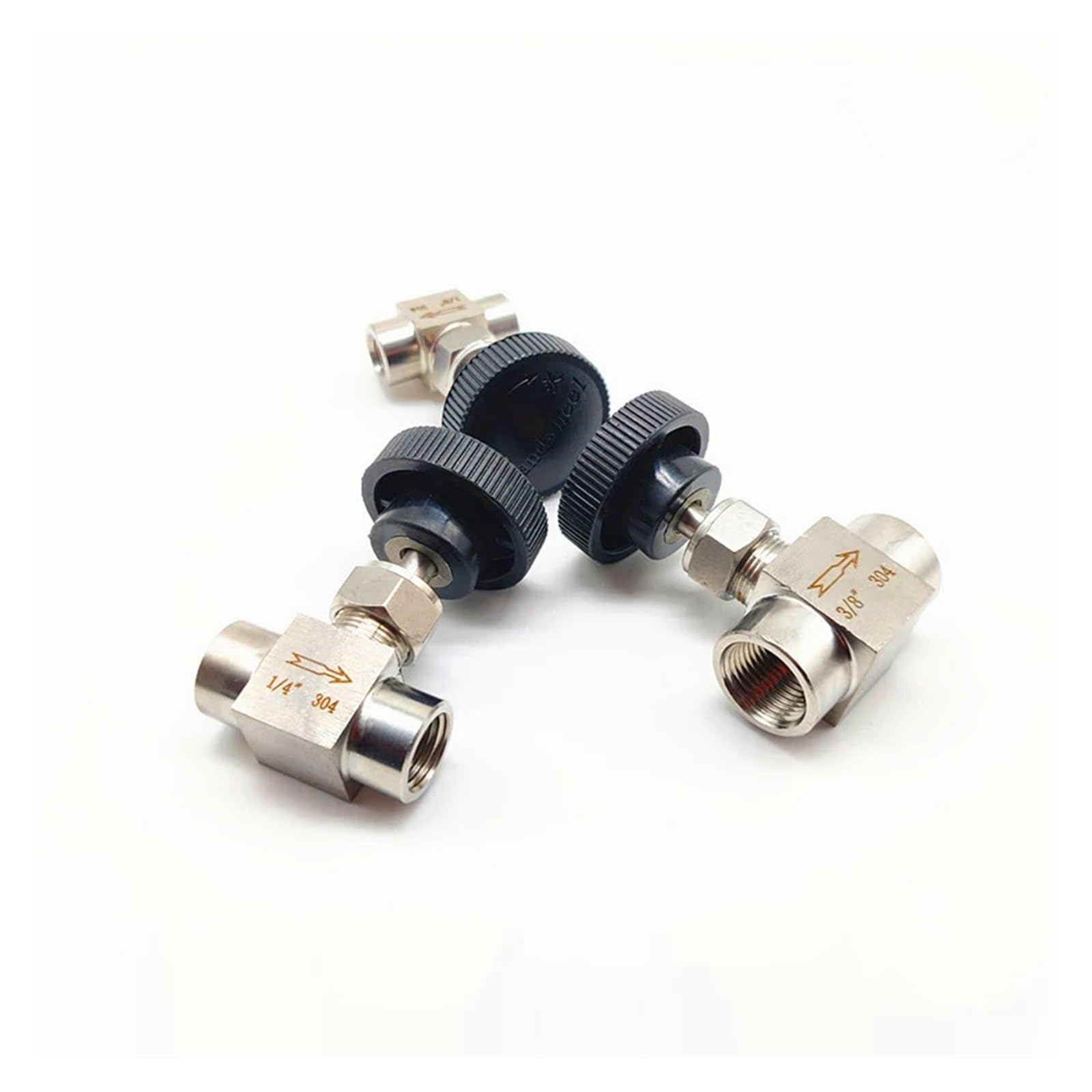 1 szt. Zawór elektromagnetyczny igłowy ze stali nierdzewnej 304-gwint żeński do kontroli cieczy (1/8", 1/4", 3/8", 1/2")(1/2 Inch G-304)