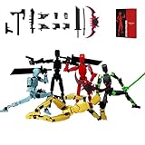 Rolling Art Magnetic Action Figure Set, Model 13 Action Figure Multi-Jointed Movable,Gift Box Packaging, a Great for Loved Ones and Friends. (5pcs)