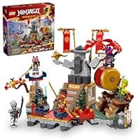 LEGO NINJAGO Tournament Battle Arena Playset with 6 Minifigures, Action Toy for Kids, Ninja Toy Building Set, Birthday Gift Idea for Boys and Girls Aged 7 and Up, 71818