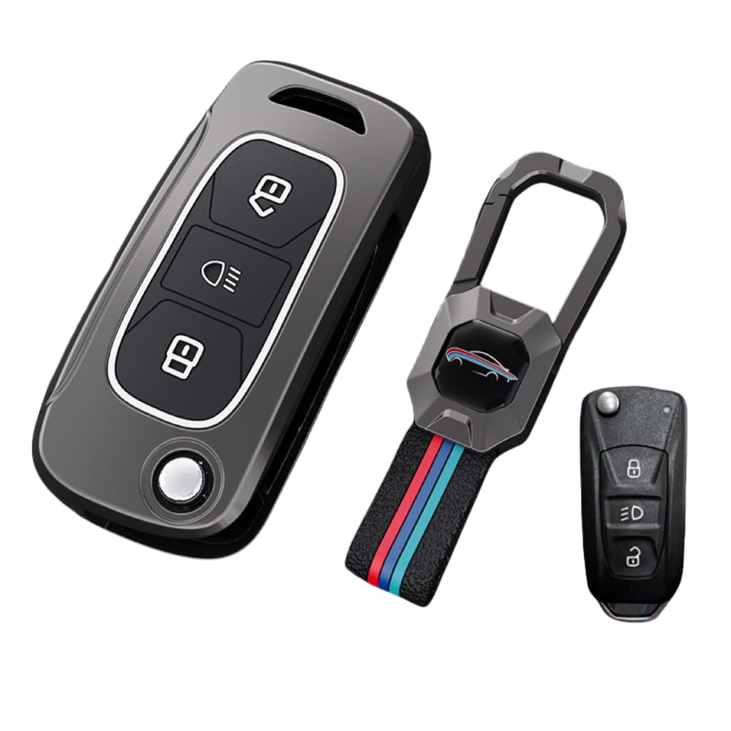 Contacts Car Key Cover Compatible with TATA – Fits Nexon, Harrier, Altroz, Tiago, Tigor, Safari & More