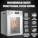 KZZAAO Food Dehydrator Machine, Stainless Steel Rotary Meat Dryer, Home Meat Dryer, Industrial Grade Dryer 30-90℃ Adjustment