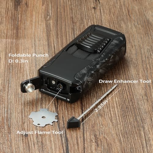 Encendedor Mechero Jet Flame Butano 3 Llamas Multiusos miniatura 3