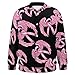 Breast Cancer Awareness Ribbon Baseball Jacket Fashion Sports Sweatshirts Sweater Casual Coat Outwear for Men