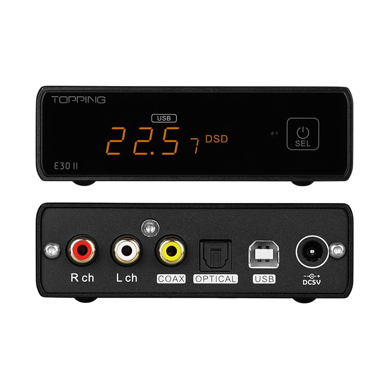 Topping E30II Lite DAC Preamp - AK4493S Hi-Res XMOS XU208