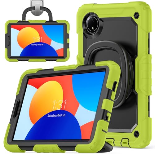 Protection Redmi Pad SE 8.7 antichoc silicone verte pour tablette Xiaomi 2024