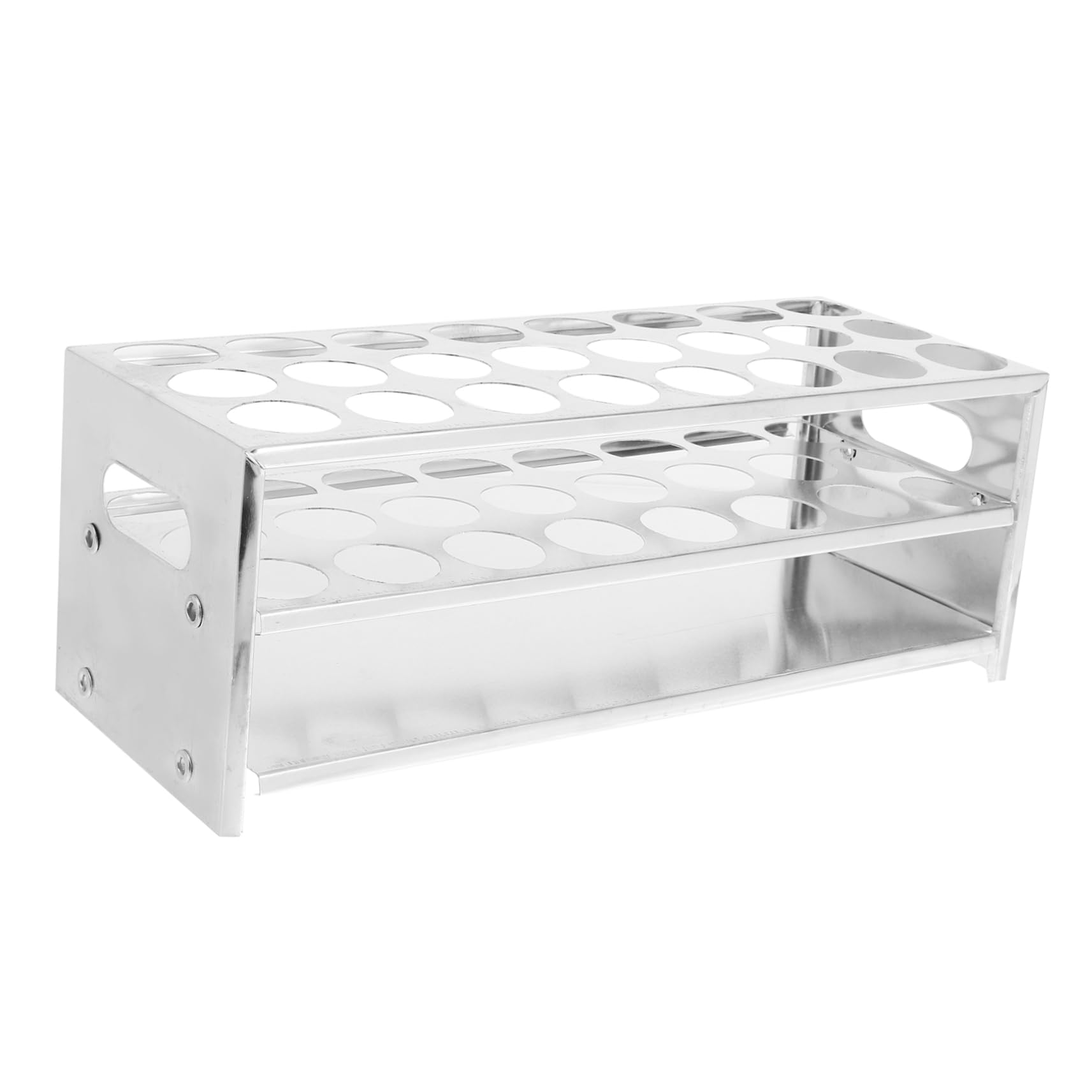 2 Stück Organizer Halter für Reagenzgläser Stabiler Test Tube Display Rack für Chemie Sicherer Schutz bei Zentrifugation für Laborbedarf