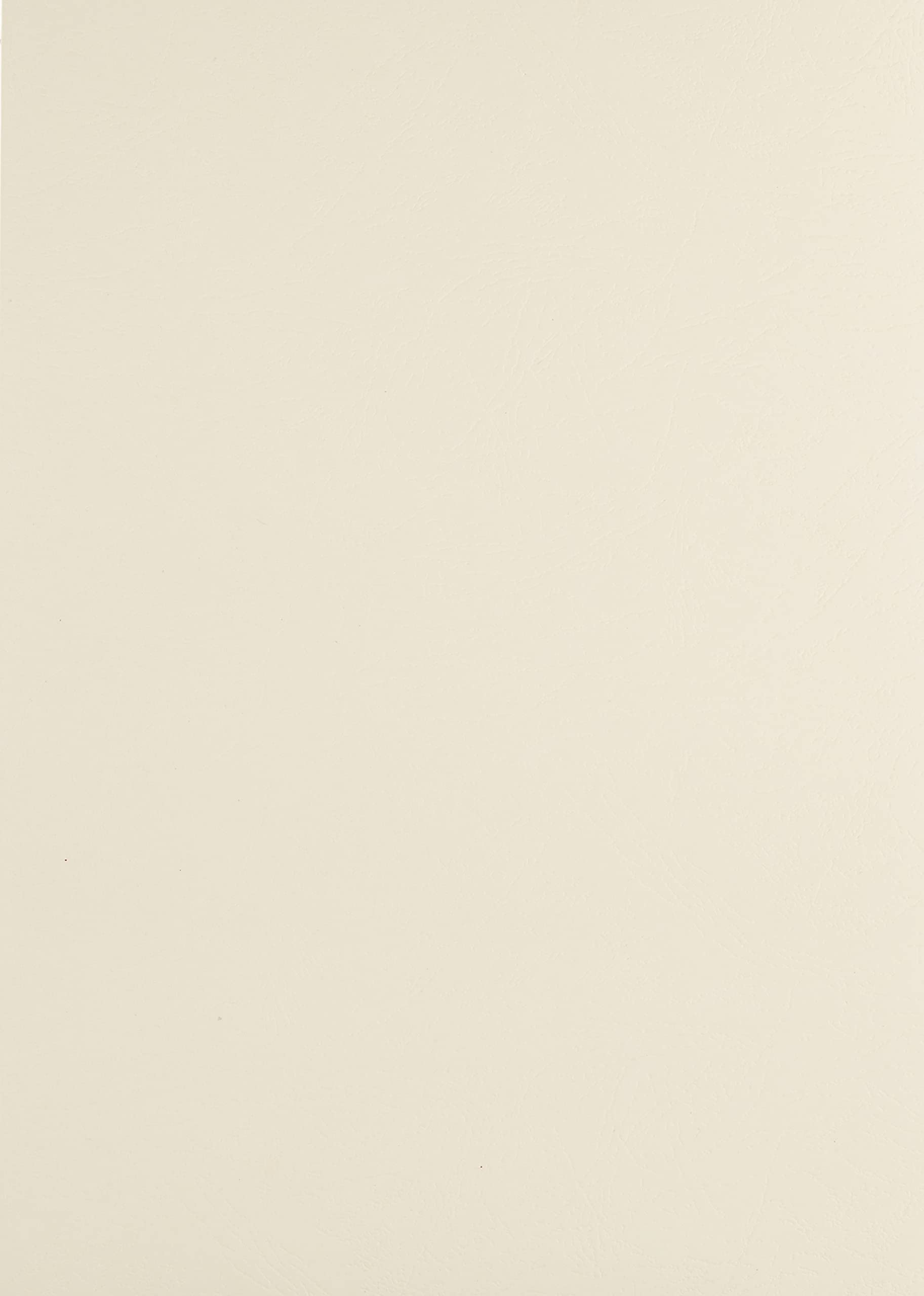 GBC Ibicover Lot de 100 couvertures de reliure 63 Series 230 g/m² A4 Crème