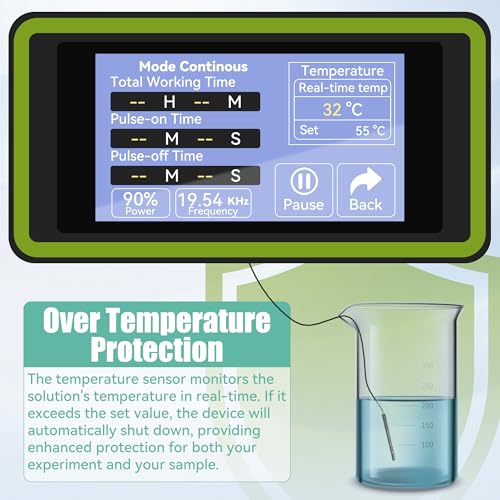 U.S. Solid USS-FX-PARENT Touch Screen Ultrasonic Homogenizer - Lab Cell Disruptor Mixer Ultrasonic Sonicator thumb #4