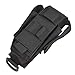 Cerlingwee Werkzeughalter mit Mehreren Taschen, Taschenlampenhalter Multi Tool Organizer Multifunktions-Aufbewahrungstasche zum Wandern zum Klettern(Black)
