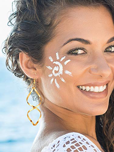 Hicarer 9 Pairs Dangle Earrings for Women Golden Silver Fringed Tassel Exaggerated Boho Earrings4