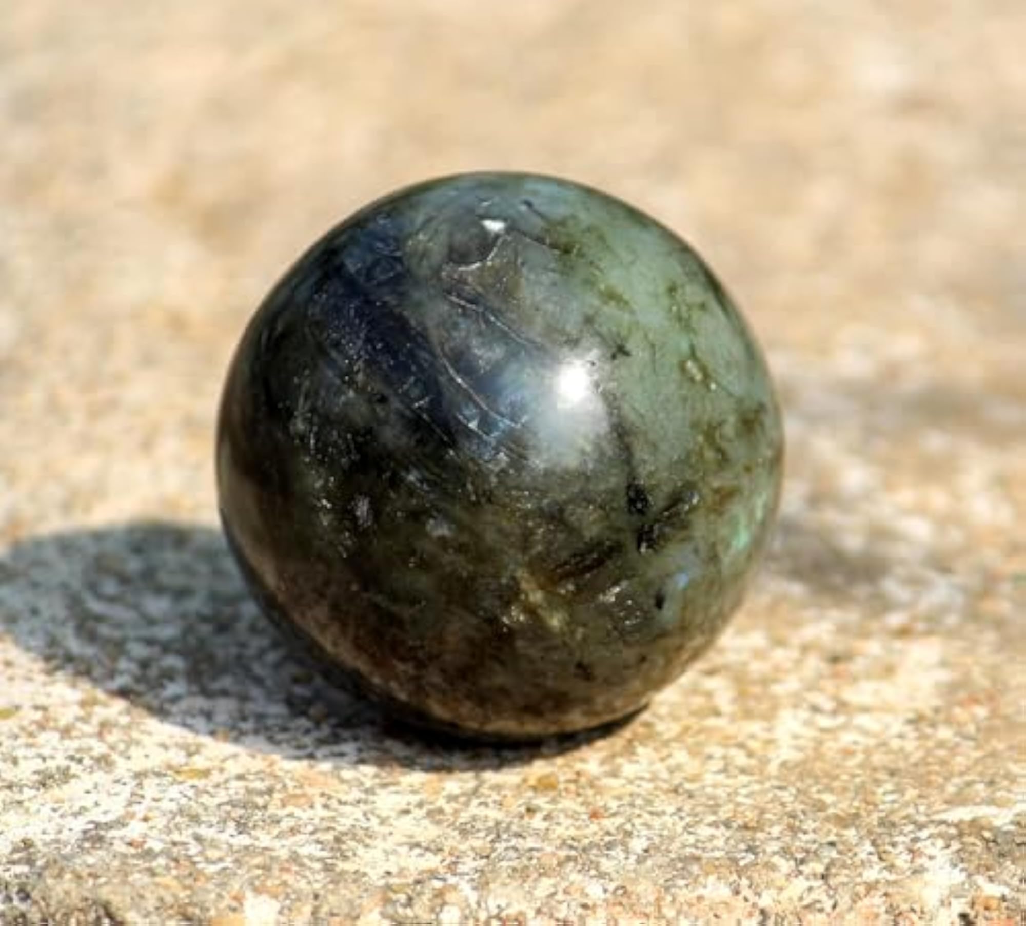 Natural Labradorite Ball Sphere Gemstone for Healing