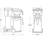 Technivorm Moccamaster 79314 KBGT thermal Carafe 10-Cup Coffee Maker 40 Ounce, Black 1.25l - Image 4
