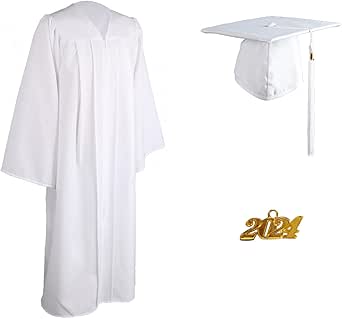 Vekewsap Men's Women's Graduation Talar Academic Talar with Hat College ...