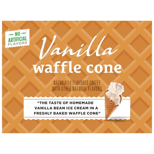 Image of Community Coffee Vanilla Waffle Cone 60 Count Coffee Pods, Ice Cream Flavored, Compatible with Keurig 2.0 K-Cup Brewers, 60 Count (Pack of 1)