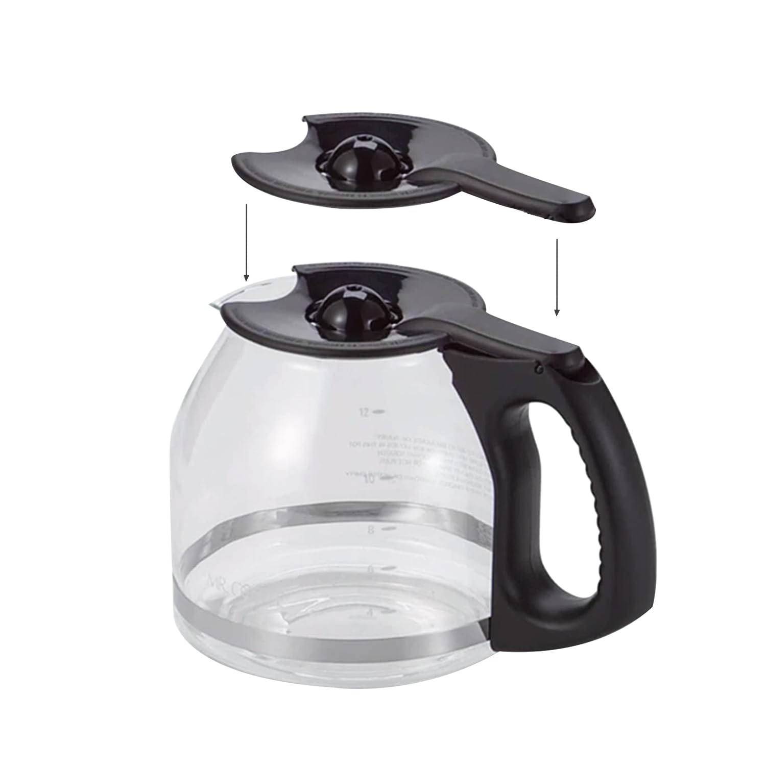 コーヒーポット Amazon | Mr.Coffee Oster用交換用コーヒーポット蓋、丈夫な12カップ