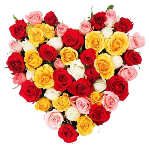 Rosy Heart Arrangement For Anniversary Gift, Birthday Gift, Wedding Gift, Congratulations Gift, Mother's Day Gift (Same Day Delivery)-image-25